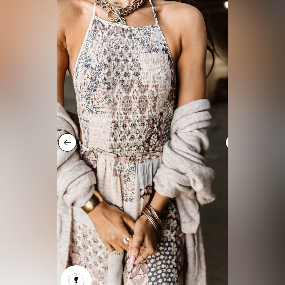 Cozy Quilt Print Patchwork Jumpsuit
